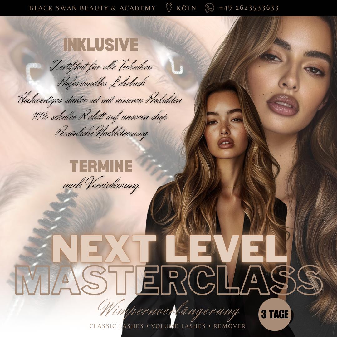 Next Level Masterclass | Wimpernverlängerung Kombi Schulung